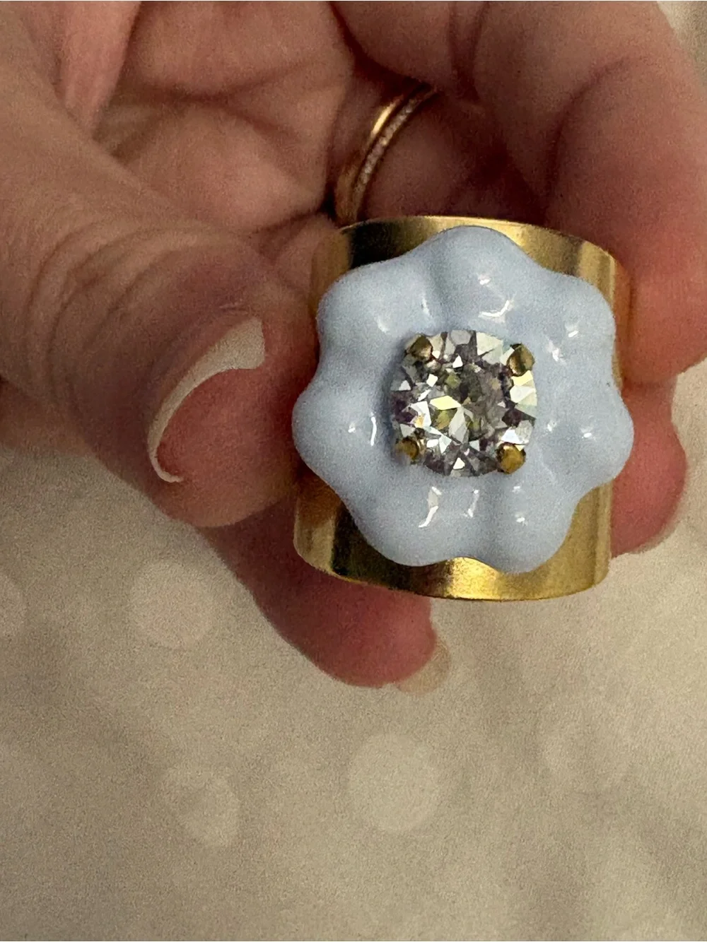 TOVA Nerissa Ring in Nimblu NWT Fairy Dust